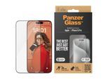 PanzerGlass Displayschutzglas »Ultra Wide Fit iPhone 15 Pro«, für iPhone 15 Pro, (1 St.)