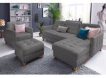 exxpo - sofa fashion Ecksofa »Elio, kompakt und komfortabel, bequem und zeitloses Design, L-Form«, wahlweise mit Bettfunktion