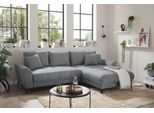 ED EXCITING DESIGN Ecksofa »Bern L-Form«, frei im Raum stellbar, mit Bettkasten, mit Schlaffunktion