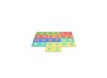 Moni Puzzle Spielmatte 26 teilig Alphabet Puzzleteppich Teilegröße 32 x 32 cm bunt
