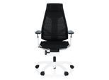 hjh OFFICE High End Bürostuhl GENIDIA PRO WHITE Netzstoff mit Armlehnen