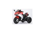 Moni Kinder Elektromotorrad Hurricane drei Räder, Musikfunktion, Rückwärtsgang rot