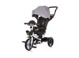 Chipolino Tricycle Dreirad Be Active 2 in 1 Sitz drehbar Musik Licht drehbar grau