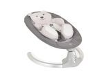 Moni Babywippe elektrische Ari Bär Melodien, Fernbedienung, Teddy-Bär Pad, Timer grau