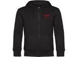 multifanshop Kapuzen Sweatshirt Jacke - Leverkusen - Herzschlag - Druck rot - Jacke