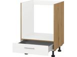 Herdumbauschrank KOCHSTATION "KS-Scafa", weiß, B:60cm H:75cm T:56cm, Schränke, Herdumbauschrank, Breite 60 cm