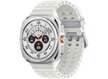 Smartwatch SAMSUNG "Galaxy Watch Ultra LTE 47mm", weiß (titan, weiß), Smartwatches, 4G (LTE), Topseller