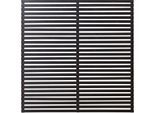 Sichtschutzelement PLUS "Tokyo", schwarz, H:180cm L:180cm, Massivholz, Stahl, Zaunelemente, für Montage auf bestehendem Fundament