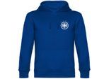 multifanshop Kapuzen Sweatshirt - Deutschland - Adler Retro - Druck weiß - Hoodie