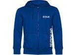 multifanshop Kapuzen Sweatshirt Jacke - Deutschland - Brust & Seite - Druck weiß - Sweat