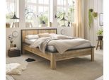 Home affaire Einzelbett »SHERWOOD Liegefläche 90/140 oder 180x200 cm«, aus FSC®-zertifiziertem Holzwerkstoff, rustikaler...
