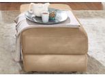 CALIA ITALIA Hocker »Gaia, in edlem Design und mit erstklassigem Sitzkomfort«, aus pflegeleichtem Luxus-Microfaser Ginevra...