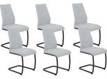 HELA Freischwinger »Ariana, Esszimmerstuhl«, (Set), 6 St., Zertifizierter "Waterfree" Stoff - sehr Robust, 140 kg belastbar