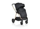 Cangaroo Kinderwagen 2 in 1 Hydra Babywanne Sportsitz Fußabdeckung Moskitonetz schwarz