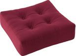 Pouf KARUP DESIGN "More Pouf", rot (bordeaux), B:70cm H:22cm T:70cm, Stoff, Poufs, Pouf