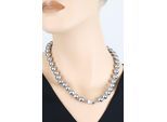 Kette mit Anhänger "Mainz", Damen, Gr. onesize, Metall, grau, COLLEZIONE ALESSANDRO, Halsketten, Metallteile mit Platinlegierung