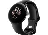 Smartwatch GOOGLE "Pixel Watch 2 WiFi", schwarz (schwarz, obsidian), Smartwatches