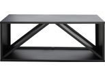 Kaminholzregal WESTMANN, schwarz, B:35cm H:40cm T:104cm, Stahl, Kaminholzlager, Kaminholzregal, mit beschichtetem Stahlrahmen