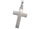 Kreuzanhänger JOBO "Anhänger Anhänger Kreuz", silber (silber 925), Schmuckanhänger, Damen, Silber 925 (Sterlingsilber), 925 Silber