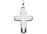 Kreuzanhänger JOBO "Anhänger Kreuz", silber (silber 925), Schmuckanhänger, Damen, Silber 925 (Sterlingsilber), 925 Silber