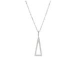 Kette mit Anhänger SMART JEWEL "Anhänger mit Zirkonia, Silber 925", silber, Halsketten, Damen, 47cm, Silber 925 (Sterlingsilber)