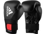 Boxhandschuhe ADIDAS PERFORMANCE "Adidas Hybrid 250 Duo Lace" Gr. 14, schwarz, Boxhandschuhe, Damen, 14 14, Kunstleder