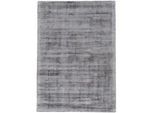Teppich CARPETFINE "Ava Viskoseteppich", grau (hellgrau), B:200cm H:13mm L:250cm, Viskose, Teppiche, Seidenoptik, leichter Glanz, auch als Läufer erhältlich