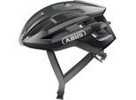 Fahrradhelm ABUS "POWERDOME" Gr. S, schwarz, Helme, S Kopfumfang: 51cm - 55cm, unifarben, glänzend
