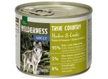 REAL NATURE WILDERNESS Nassfutter für Hunde Adult True Country, Huhn und Lachs 24x200 g