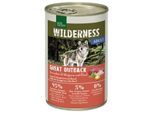 REAL NATURE WILDERNESS Nassfutter für Hunde Adult Great Outback, Kaninchen, Känguru und Rind 12x400 g