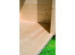 Gartenhaus-Fußboden KARIBU, beige (natur), B:300cm H:0,19cm T:213cm, Holzwerkstoff, Gartenhaus-Fußböden, für Gartenhäuser