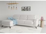 Ecksofa SIT & MORE "Sinatra L-Form", silber, B:258cm H:85cm T:170cm, 98% Polyester, 2% Polyamid, Sofas, Ecksofa, mit Recamiere, optional mit Kopfteilverstellung und Armteilfunktion