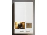 Hängevitrine INNOSTYLE "FUN PLUS", weiß (weiß matt), B:80cm H:136cm T:37cm, Schränke