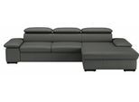 Ecksofa SIT & MORE "Alcudia L-Form", grau (anthrazit), B:286cm H:73cm T:174cm, Sofas, Ecksofa, wahlweise mit Bettfunktion