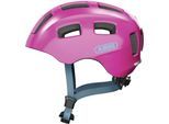 Fahrradhelm ABUS "YOUN-I 2.0" Gr. M, rosa (sparkling pink), Helme, M Kopfumfang: 52cm - 57cm