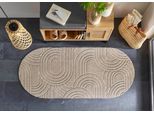Teppich "Sand Twist", bunt, B:70cm H:9mm L:150cm, Polyamid, WASH+DRY BY KLEEN-TEX, Teppiche, Teppich