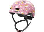 Fahrradhelm ABUS "Skurb Kid" Gr. M, rosa (rose foxes), Helme, M Kopfumfang: 50cm - 55cm