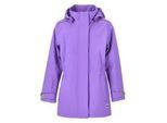 Outdoorjacke ZIGZAG "Rubina", Kinder, Gr. 104, lila, 100% Polyester, unifarben, casual, hoch geschlossener Ausschnitt, Langarm, Jacken, mit 5.000 mm Wassersäule