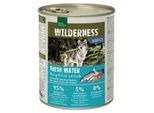 REAL NATURE WILDERNESS Nassfutter für Hunde Adult Fresh Water, Hering, Lachs und Ente 24x800 g