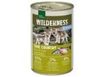 REAL NATURE WILDERNESS Nassfutter für Hunde Junior Huhn mit Lachs 6x400 g