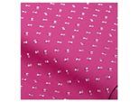 Baumwoll-Trachtenstoff "Streublümchen", fuchsia