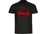 multifanshop Kinder T-Shirt - Berlin rot - Meine Fankurve - Druck rot - Kind