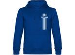multifanshop Kapuzen Sweatshirt - Deutschland - Streifen - Druck weiß - Hoodie