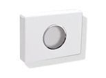Hewi Hygienebeutelspender 950.06.75098 signalweiß, 143x103x27mm, Ringeinsatz Kunststoff verchromt