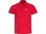 multifanshop Poloshirt - Bayern - Herzschlag - Druck weiß - Polo