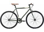 Singlespeed BIKESTAR Gr. 53, grün, Fahrräder, Damen, 53cm, 28 Zoll (71,12cm), für Damen und Herren
