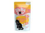 Lucky Lou Nassfutter Katze Adult Geflügel und Lamm 16x125 g
