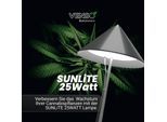 Parus by Venso SUNLiTE XL LED Vollspektrum Pflanzenlampe Grau 25W Indoor Plants Pflanzen Beleuchtung, mit ausziehbarem Teleskopstab, Parus Pflanzenlampe für große und kleine Zimmerpflanzen