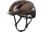 Fahrradhelm ABUS "PURL-Y ACE" Gr. L, braun (metallic copper), Helme, L Kopfumfang: 57cm - 61cm