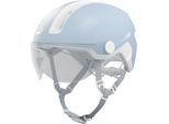 Fahrradhelm ABUS "HUD-Y ACE" Gr. S, blau (pure aqua), Helme, S Kopfumfang: 51cm - 55cm